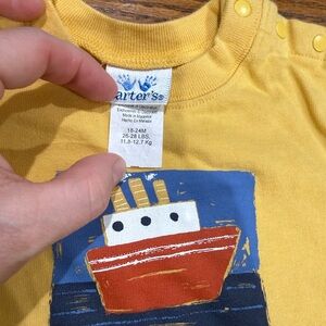 Carter's Yellow Ship Graphic Tee